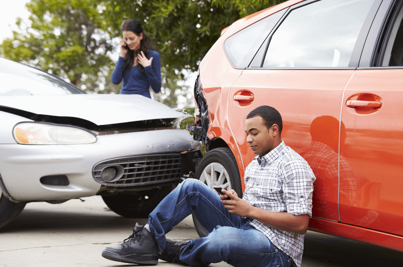 Images of a Car Accident